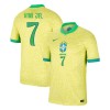 Camiseta de fútbol Brasil Vini JR 7 Primera Equipación 2024 - Hombre